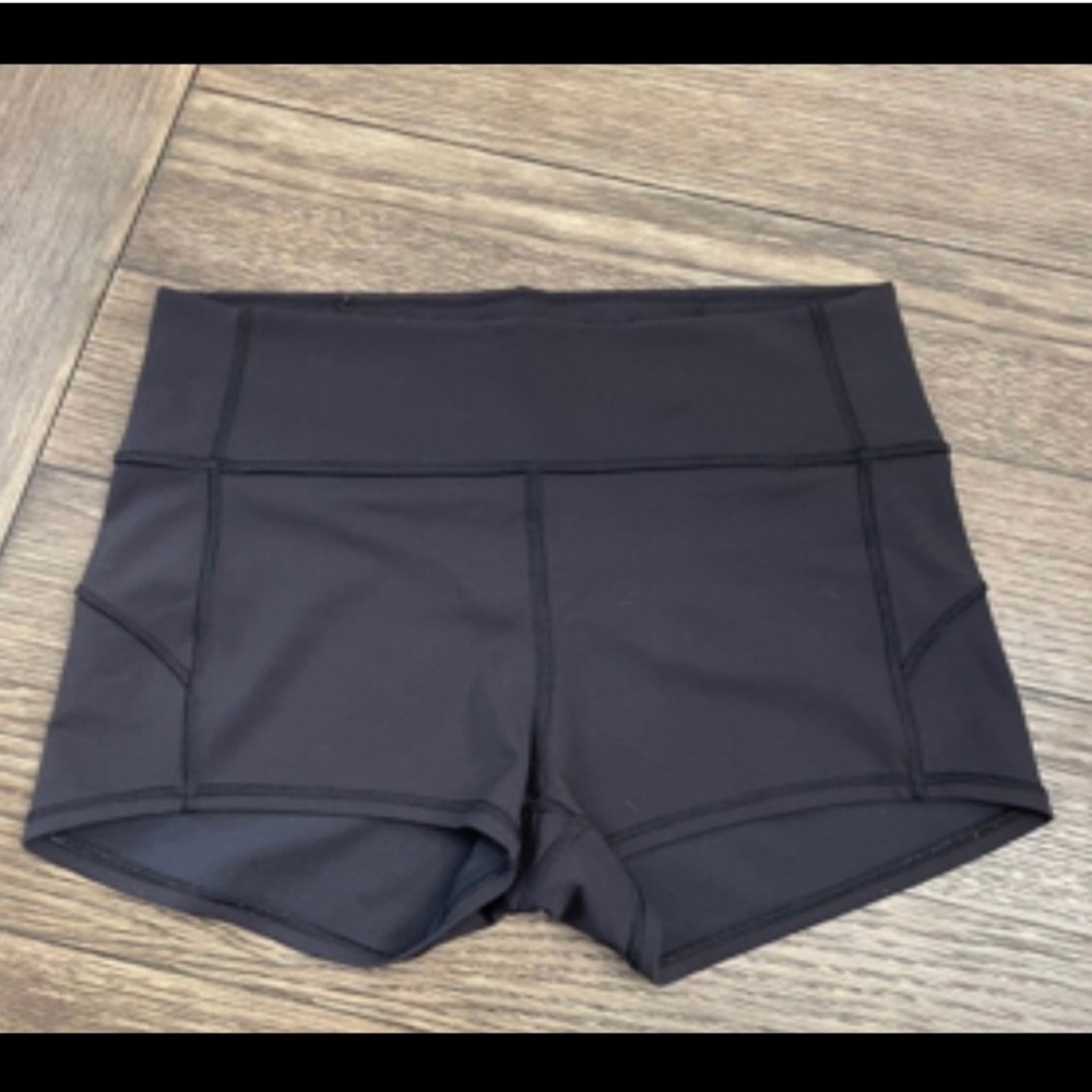 lululemon Black Movement Shorts 2.5”